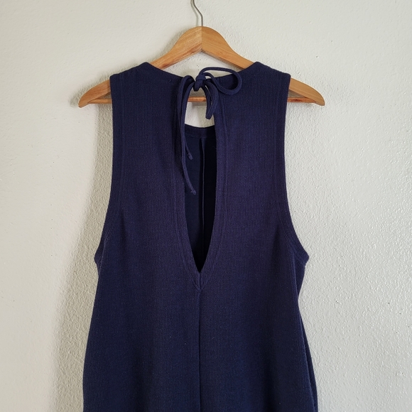 West Bay One-piece Free People Navy Blue Romper. - Picture 6 of 16